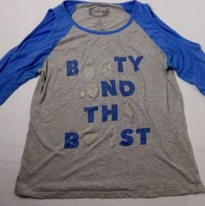 Disney Grey Graphic Cold Shoulder Tee